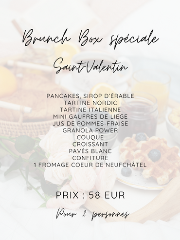 Box Brunch Saint-Valentin